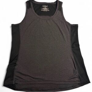 L.L. Bean Charcoal and Black Tank Top